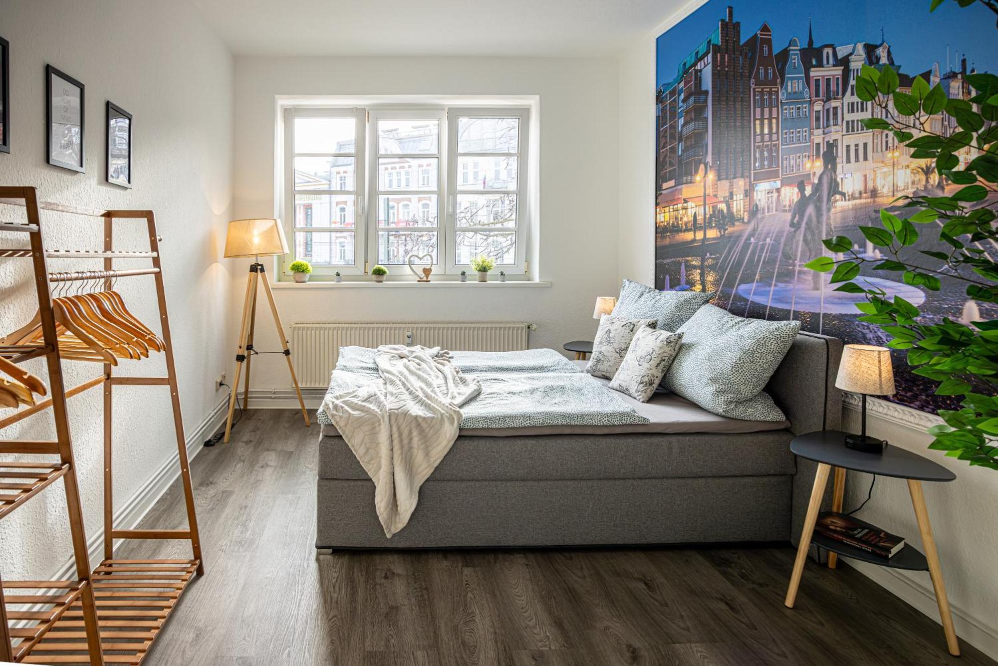 Luxus City Apartment Sauna Balkon Kueche Zentral Ρόστοκ Εξωτερικό φωτογραφία