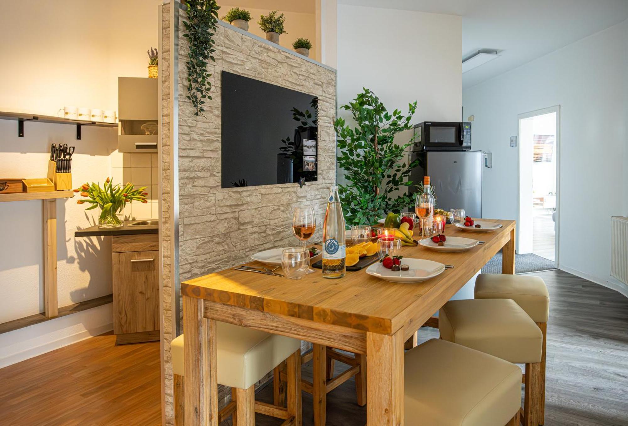 Luxus City Apartment Sauna Balkon Kueche Zentral Ρόστοκ Εξωτερικό φωτογραφία