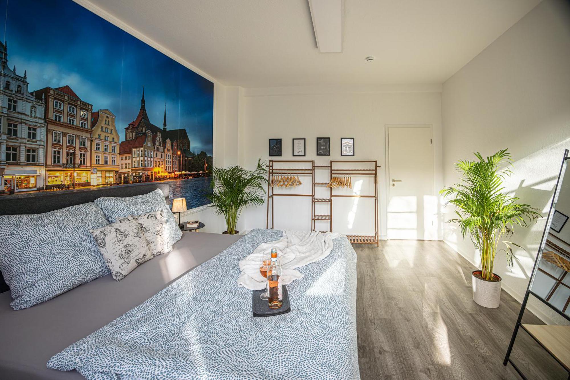 Luxus City Apartment Sauna Balkon Kueche Zentral Ρόστοκ Εξωτερικό φωτογραφία