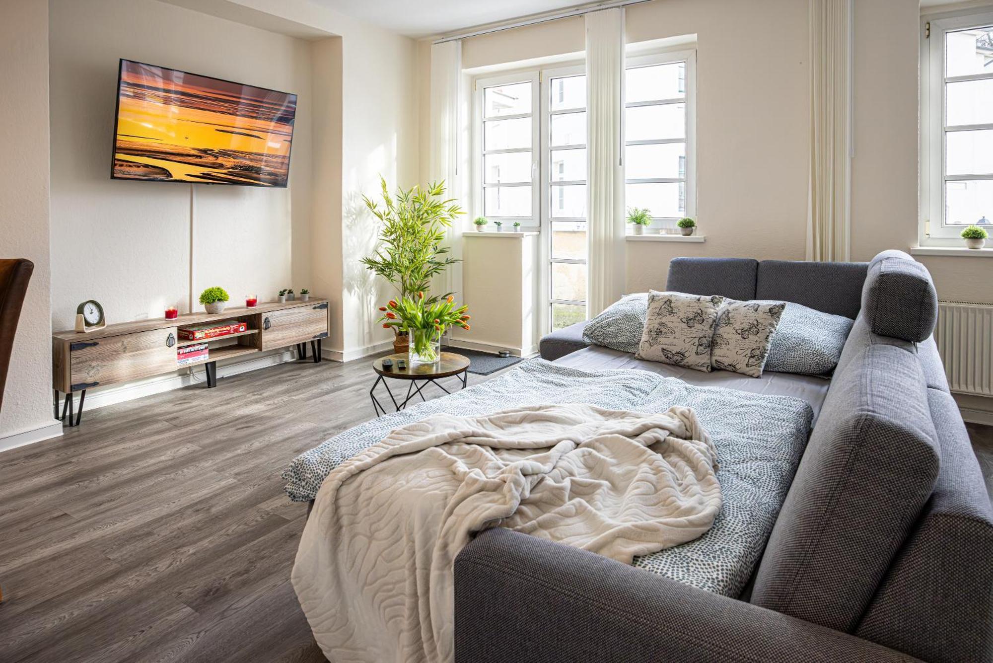 Luxus City Apartment Sauna Balkon Kueche Zentral Ρόστοκ Εξωτερικό φωτογραφία