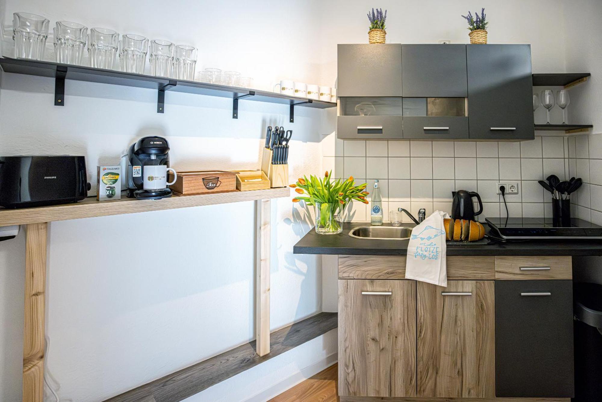 Luxus City Apartment Sauna Balkon Kueche Zentral Ρόστοκ Εξωτερικό φωτογραφία